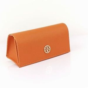 TORY BURCH Protective Case For Sunglasses Eyeglasses Pouch Travel Large